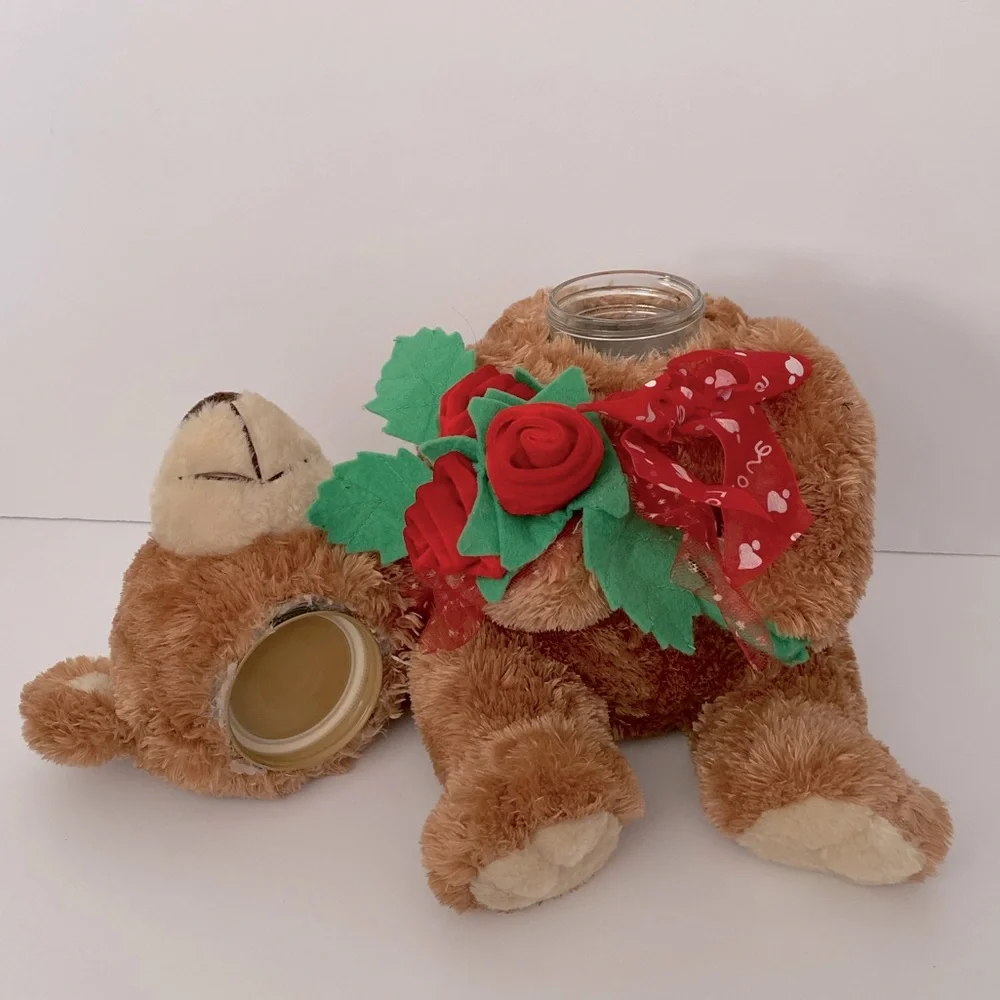 Teddy Bear with Secret Hidden Jar
